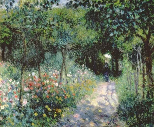 Frauen in einem Garten, 1873